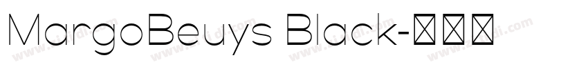 MargoBeuys Black字体转换